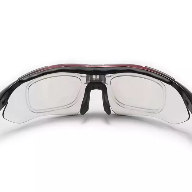 Rockbros 10001 polarizing cycling glasses - black and red 6