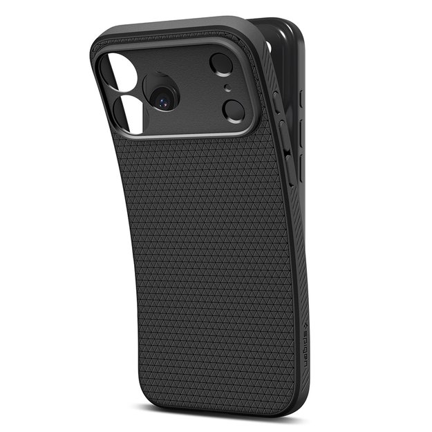 Spigen Liquid Air Case for iPhone 17 Pro Max - Matte Black 9