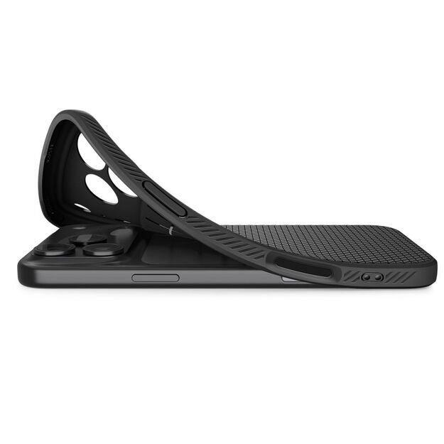 Spigen Liquid Air Case for iPhone 17 Pro Max - Matte Black 4