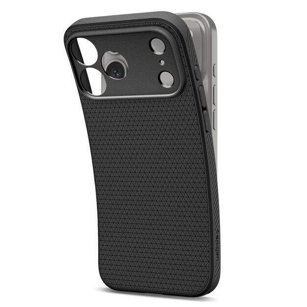 Spigen Liquid Air Case for iPhone 17 Pro Max - Matte Black 6