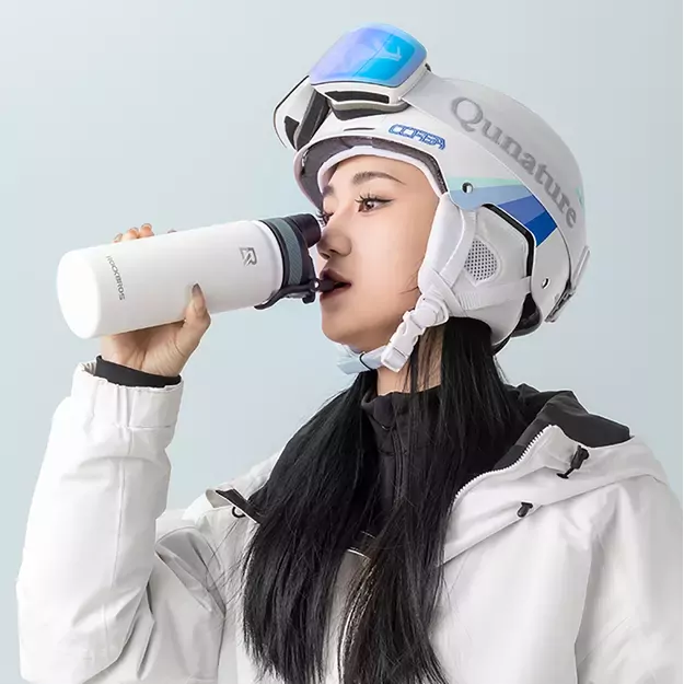 Rockbros 35210029006 thermal bicycle bottle for drinks 650 ml - white 14