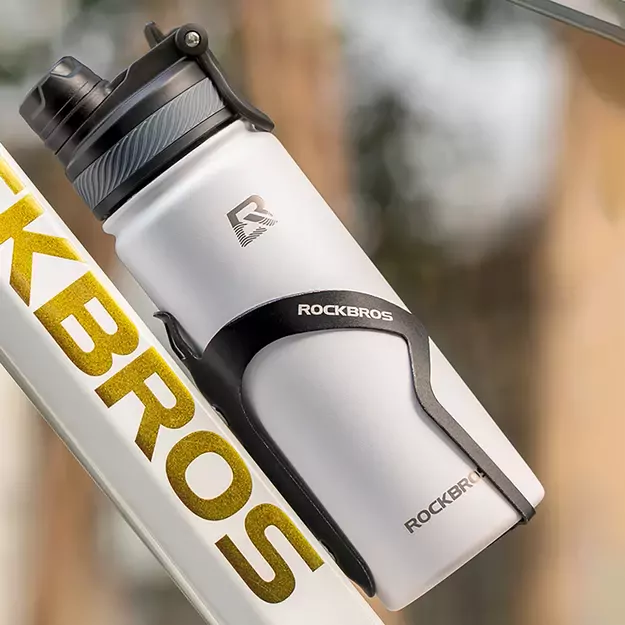 Rockbros 35210029006 thermal bicycle bottle for drinks 650 ml - white 11