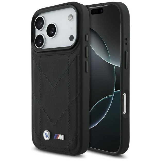 BMW M Quilted Logo MagSafe Case for iPhone 17 Pro - Black