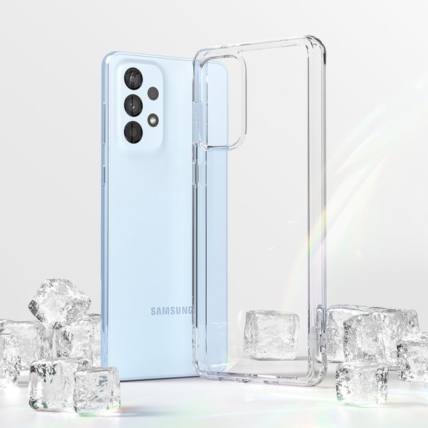 Ringke Fusion tpu case with frame for Samsung galaxy a73 transparent 2