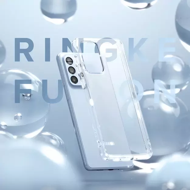 Ringke Fusion tpu case with frame for Samsung galaxy a73 transparent 17