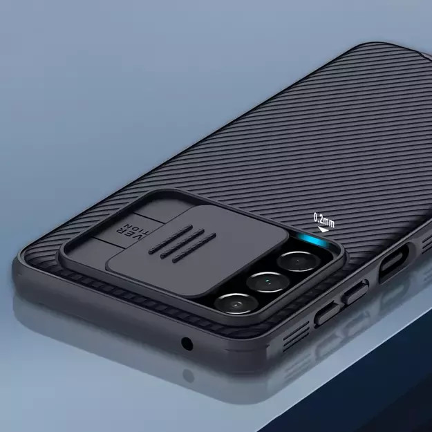 Nillkin CamShield Pro Case Armored Case Cover Camera Protector for Samsung Galaxy A73 Blue 10