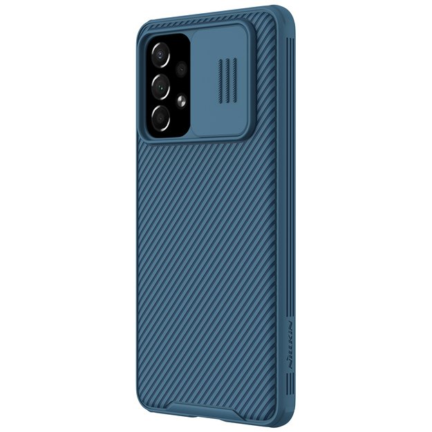 Nillkin CamShield Pro Case Armored Case Cover Camera Protector for Samsung Galaxy A73 Blue 18