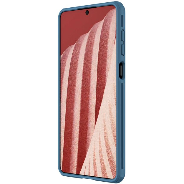 Nillkin CamShield Pro Case Armored Case Cover Camera Protector for Samsung Galaxy A73 Blue 19