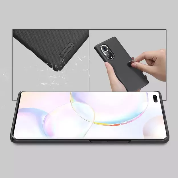 Nillkin Super Frosted Shield reinforced case cover for Honor 50 Pro black 7