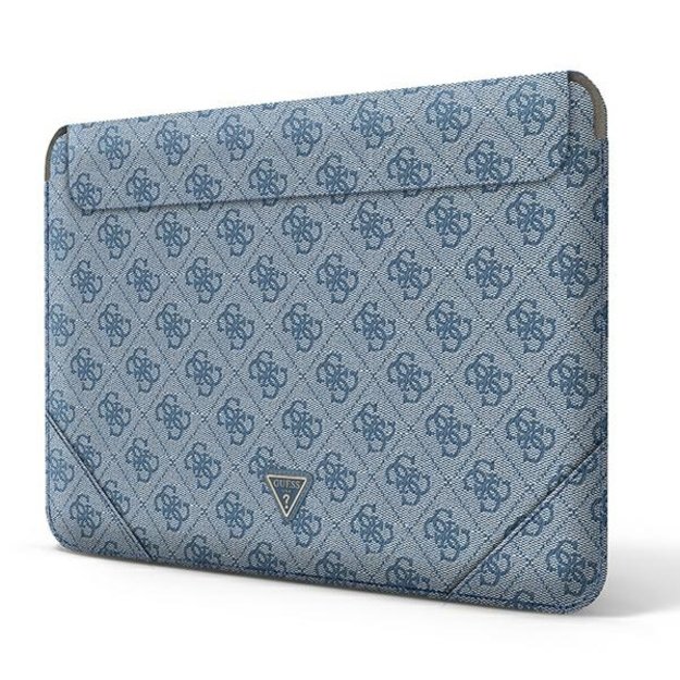 Guess 4G Uptown Triangle Logo case for 13-14&quot  laptop - blue 4