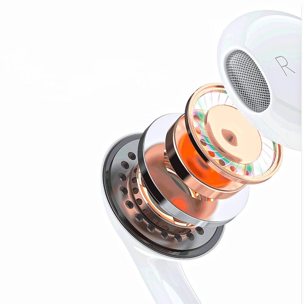 Dudao X14PROL-W1 in-ear headphones with Lightning connector white (X14PROL-W1) 8