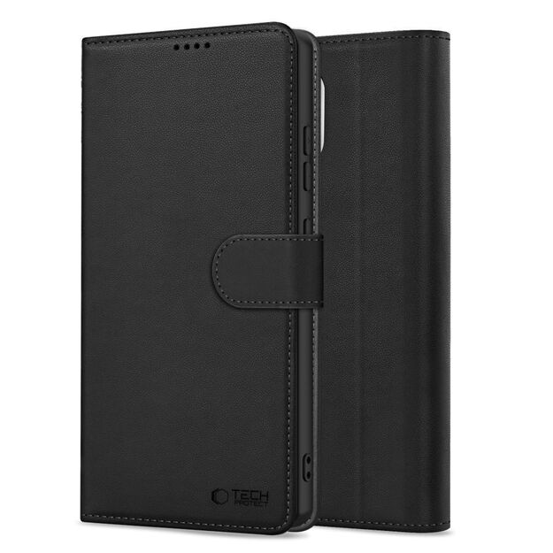Tech-Protect Wallet Case for Motorola Moto G56 5G - Black 1