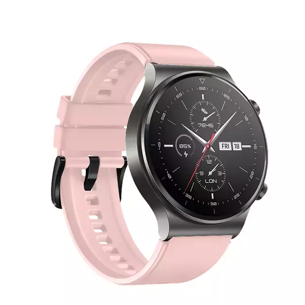Silicone strap for Huawei Watch GT 2 / 3 / 4 / 2 Pro / 3 Pro / 4 Pro / GT 2e - powder 6