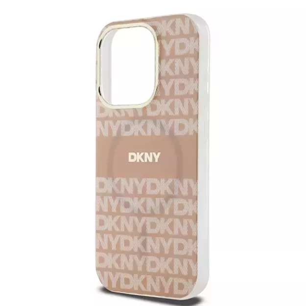 DKNY IML Mono &amp  Stripe MagSafe case for iPhone 15 Pro - pink 5