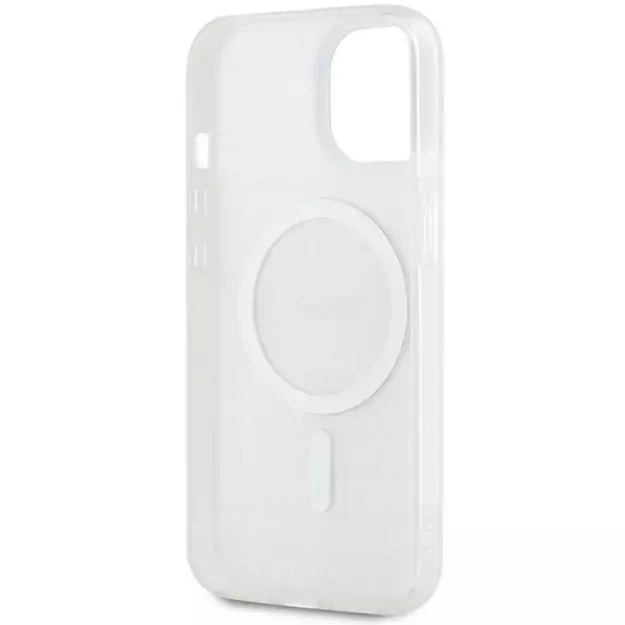 DKNY IML Mono &amp  Stripe MagSafe Case for iPhone 15 Plus / 14 Plus - Pink 13