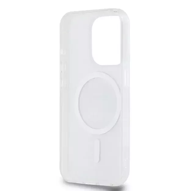 DKNY IML Mono &amp  Stripe MagSafe case for iPhone 15 Pro Max - beige 13