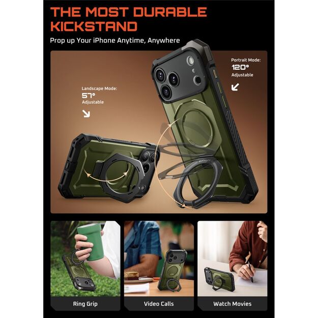 Supcase UB Grip Mag MagSafe Case for iPhone 17 Pro Max - Green 3
