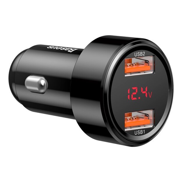 Baseus Magic Series Dual QC - Quick Charge 3.0 2x USB 45W 6A car charger black (CCMLC20A-01) 4