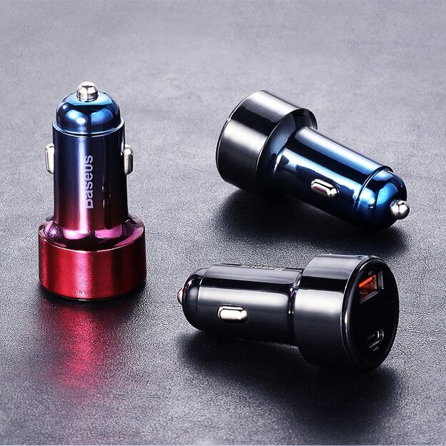 Baseus Magic Series Dual QC - Quick Charge 3.0 2x USB 45W 6A car charger black (CCMLC20A-01) 15