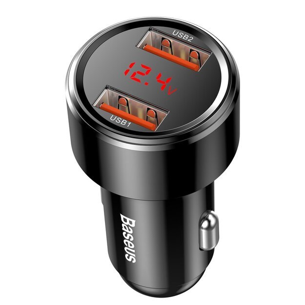 Baseus Magic Series Dual QC - Quick Charge 3.0 2x USB 45W 6A car charger black (CCMLC20A-01) 1