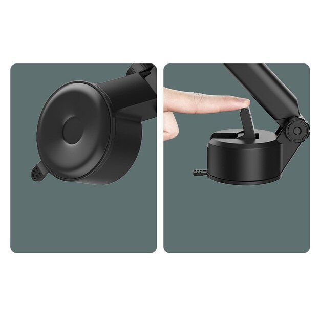 Baseus telescopic gravity car holder for the windshield black (SUYL-TK01) 11