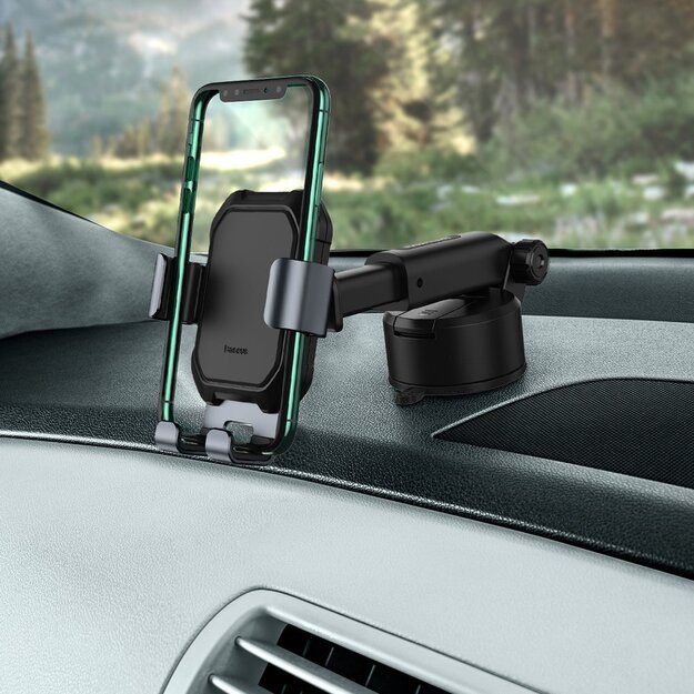 Baseus telescopic gravity car holder for the windshield black (SUYL-TK01) 8