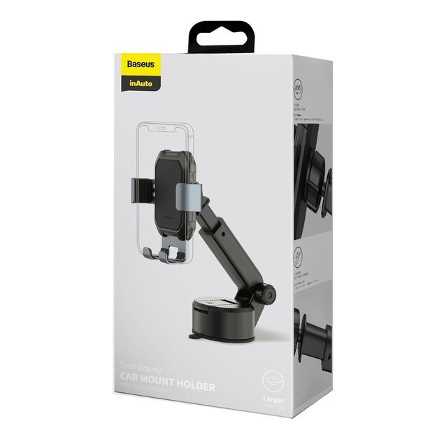 Baseus telescopic gravity car holder for the windshield black (SUYL-TK01) 3