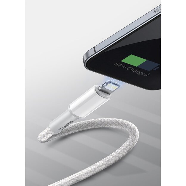 Baseus CATLGD-A02 Lightning - USB-C PD cable 20W 480Mb/s 2m - white 12