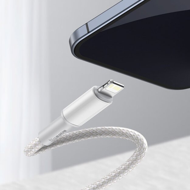 Baseus CATLGD-A02 Lightning - USB-C PD cable 20W 480Mb/s 2m - white 9