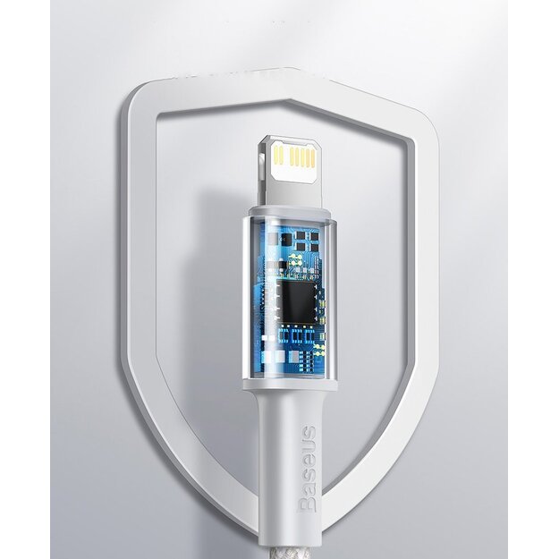 Baseus CATLGD-A02 Lightning - USB-C PD cable 20W 480Mb/s 2m - white 16