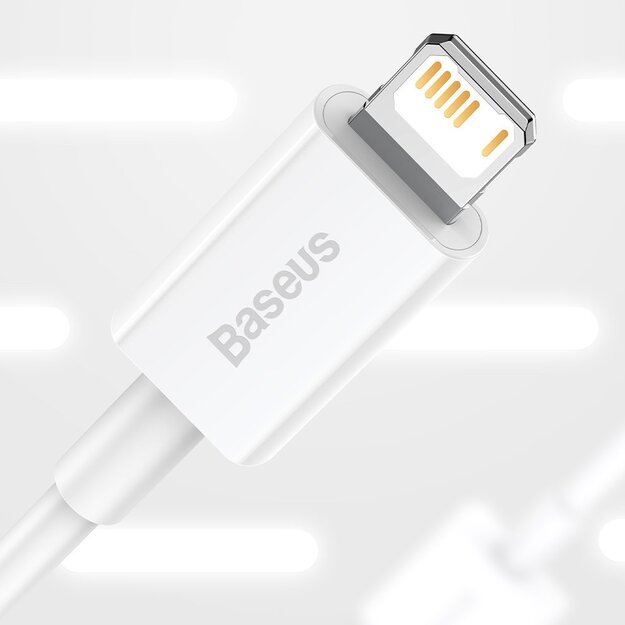 Baseus Superior USB - Lightning cable 2.4A 0.25 m White (CALYS-02) 12