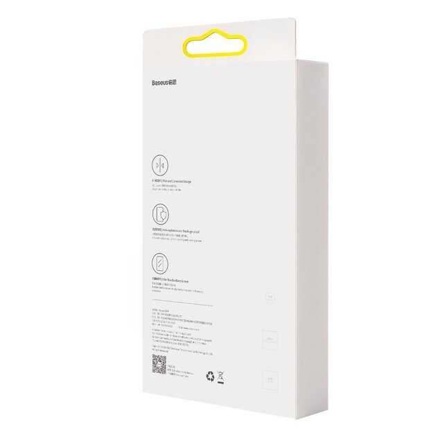Baseus 2x Full Screen Protector Film 0.15mm for Xiaomi Redmi K40 / K40 Pro / Poco F3 Transparent (SGMIK40-02) 5