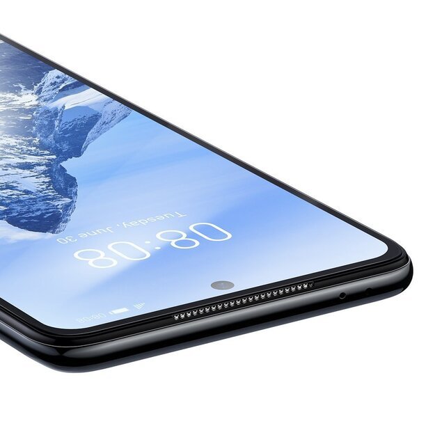 Baseus 2x Full Screen Protector Film 0.15mm for Xiaomi Redmi K40 / K40 Pro / Poco F3 Transparent (SGMIK40-02) 3