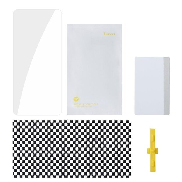 Baseus 2x Full Screen Protector Film 0.15mm for Xiaomi Redmi K40 / K40 Pro / Poco F3 Transparent (SGMIK40-02) 1