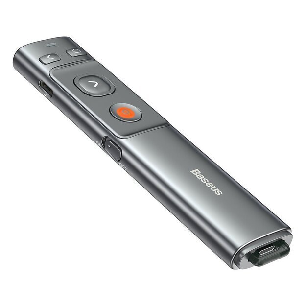 Baseus Orange Dot wireless laser pointer for presentations - gray (with battery) 5