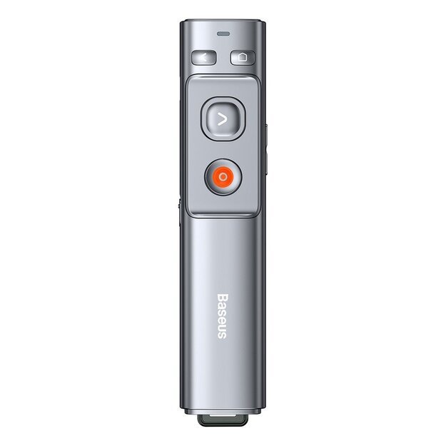 Baseus Orange Dot wireless laser pointer for presentations - gray (with battery) 8