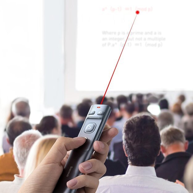 Baseus Orange Dot wireless laser pointer for presentations - gray (with battery) 14