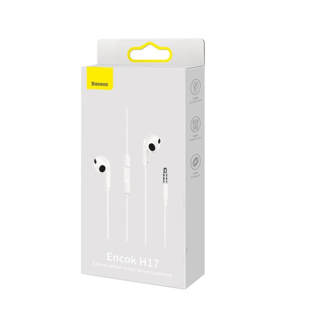 Baseus Encok H17 3.5mm minijack wired headphones white (NGCR020002) 12