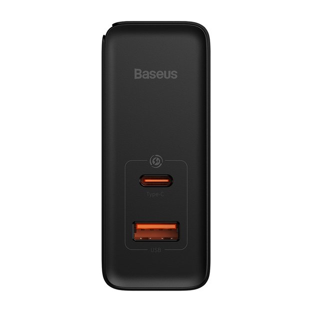 Baseus GaN5 Pro fast universal wall charger GaN USB Type C / USB 100W PD3.0, QC4.0+, AFC black (CCGP090201) 6