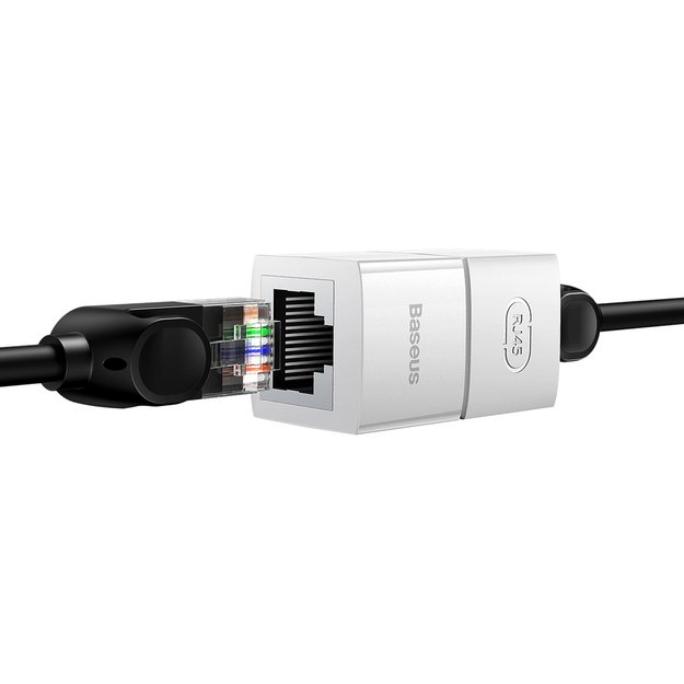 Network coupler Ethernet RJ-45 cable connector Baseus AirJoy Series 10 pcs - white 4