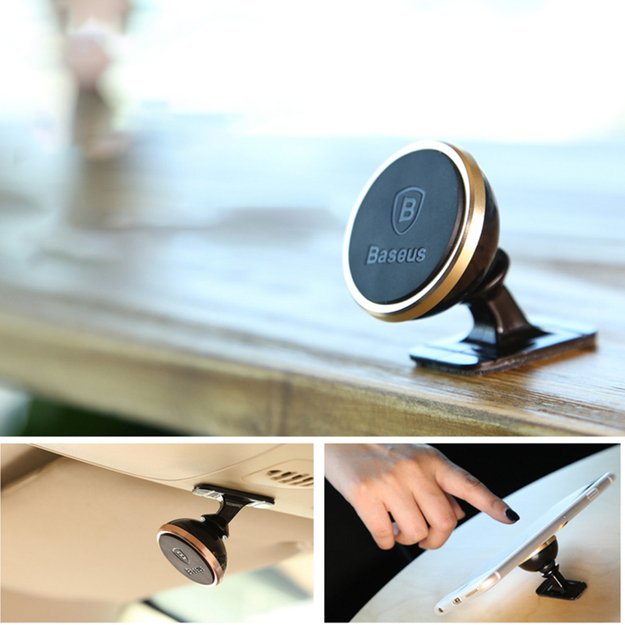 Magnetic car holder for the Baseus 360º cockpit (Overseas Edition) - silver 2