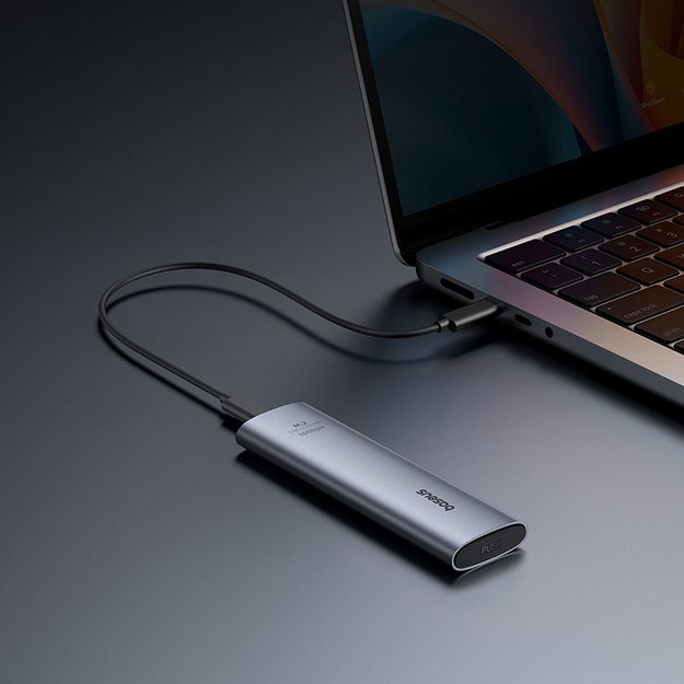 Baseus FlyJoy M.2 NVMe 10Gb/s SSD Caddy - Gray 16