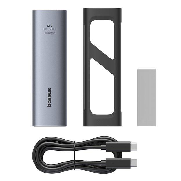 Baseus FlyJoy M.2 NVMe 10Gb/s SSD Caddy - Gray 5