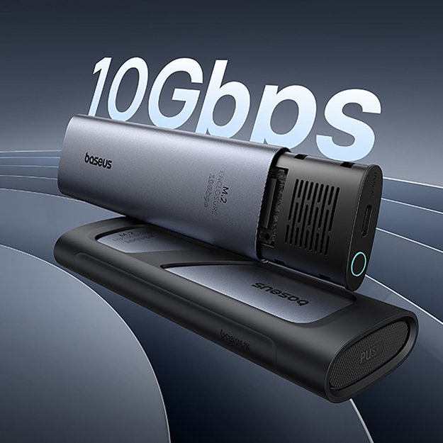 Baseus FlyJoy M.2 NVMe 10Gb/s SSD Caddy - Gray 7