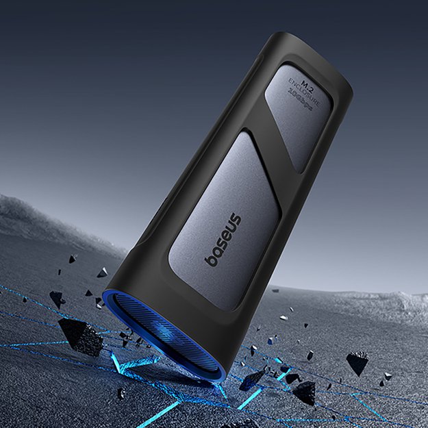 Baseus FlyJoy M.2 NVMe 10Gb/s SSD Caddy - Gray 9