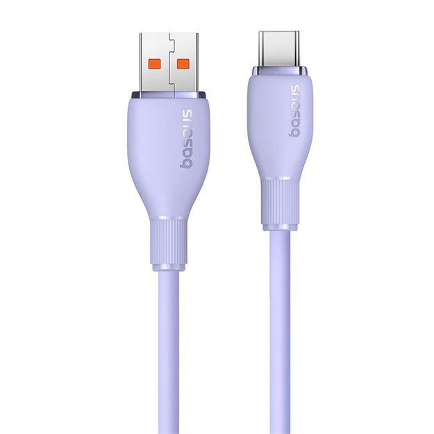 Baseus Pudding 100W USB-A - USB-C Cable 2m - Purple 1