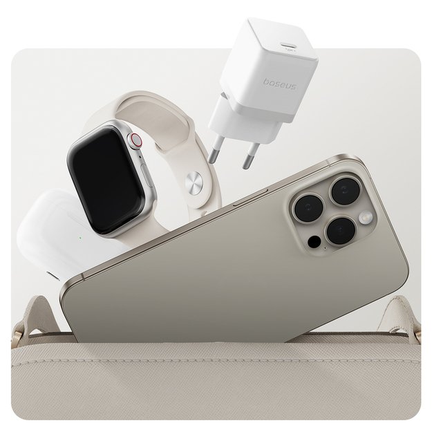 Baseus Palm 20W USB-C Wall Charger - White 8
