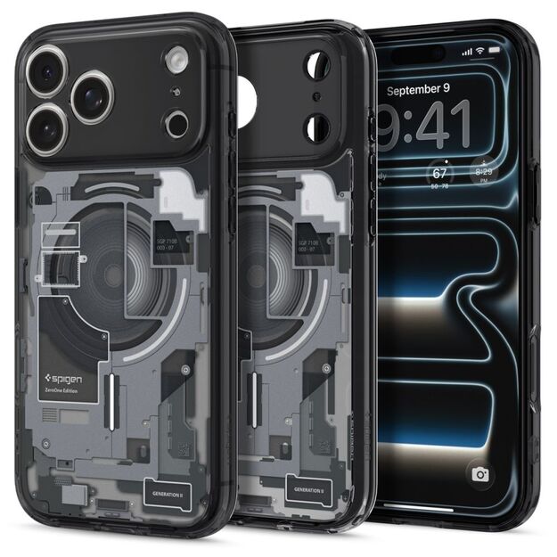 Spigen Ultra Hybrid MagSafe Case for iPhone 17 Pro Max Neo One - Black 7