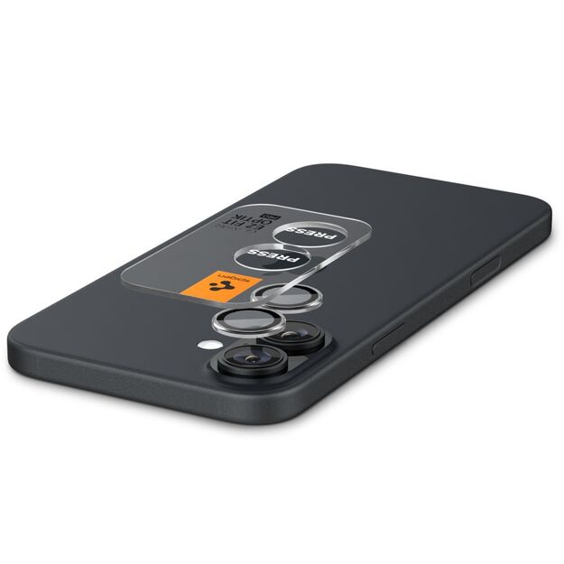 Spigen Glas.tR EZ Fit Optik Pro Tempered Glass for iPhone 16 / 16 Plus / 17 (2 pcs.) 4