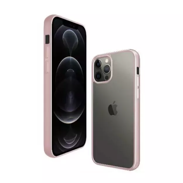 PanzerGlass ClearCase case for iPhone 12 Pro Max - transparent and pink 2
